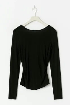 Gina Tricot Open back top Svart Sale