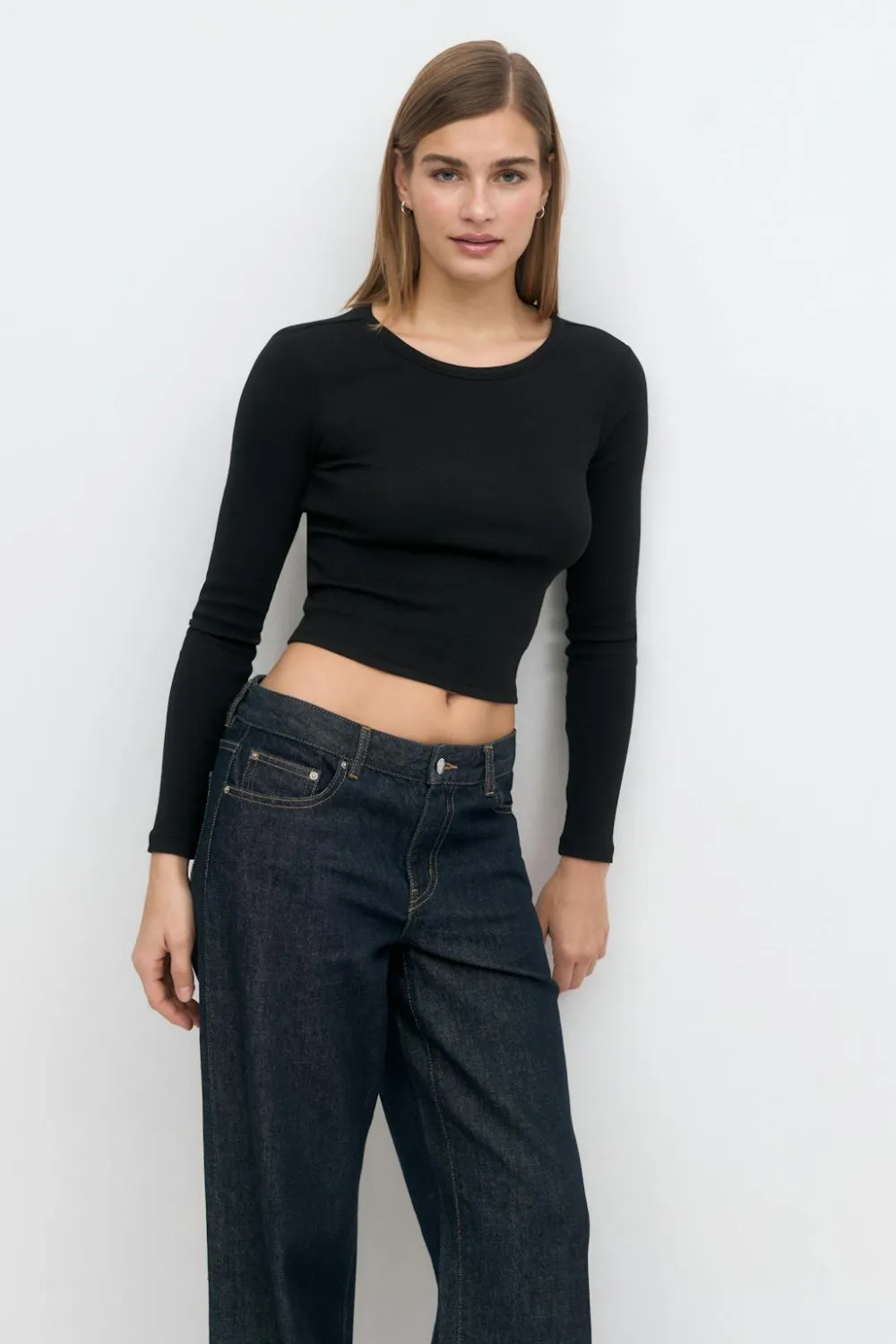 Gina Tricot Open back top Svart Sale