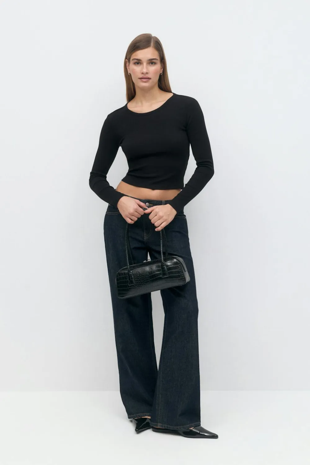 Gina Tricot Open back top Svart Sale