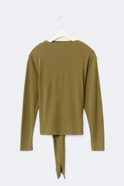 Gina Tricot Open back top Grønn Clearance