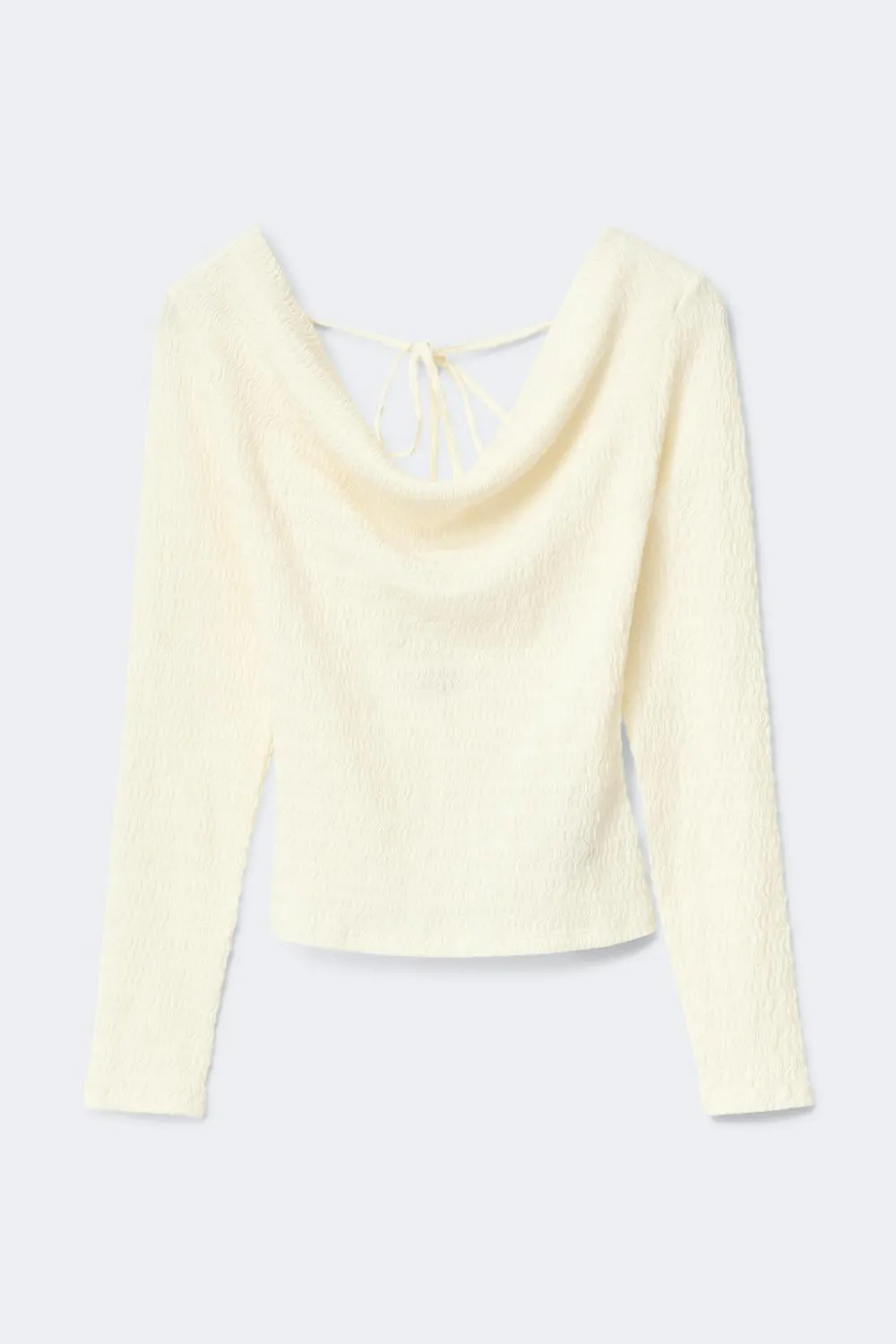 Gina Tricot Open back top Hvit