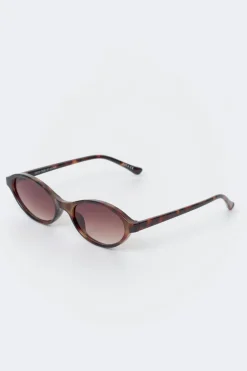 Gina Tricot Oval sunglasses Brun Best