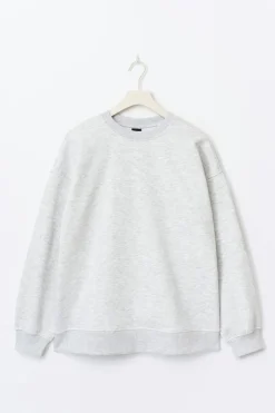 Gina Tricot Overized crew neck weater Grå Best