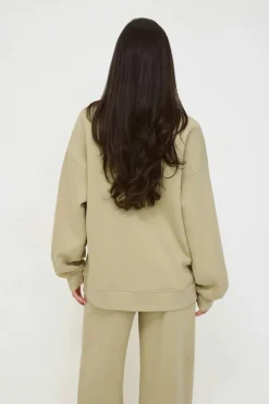 Gina Tricot Overized crew neck weater Grønn New