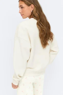 Gina Tricot Overized oungewear weater Hvit