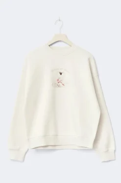 Gina Tricot Overized oungewear weater Hvit