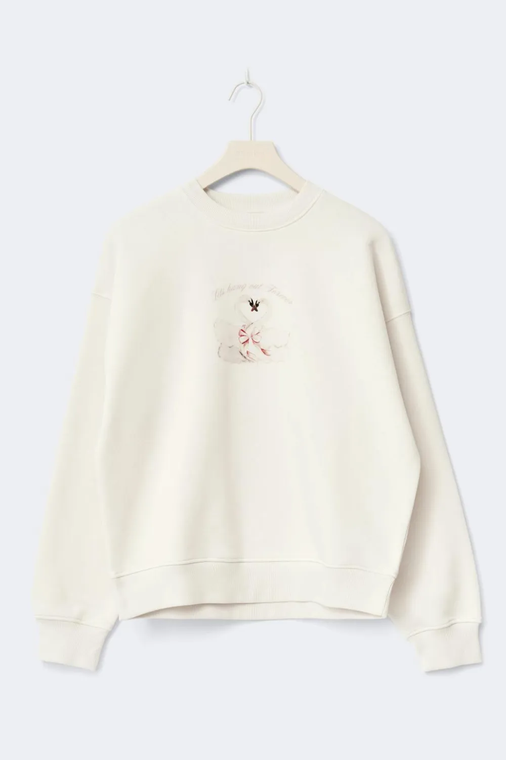 Gina Tricot Overized oungewear weater Hvit
