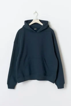 Gina Tricot Overized print hoodie Blå Best