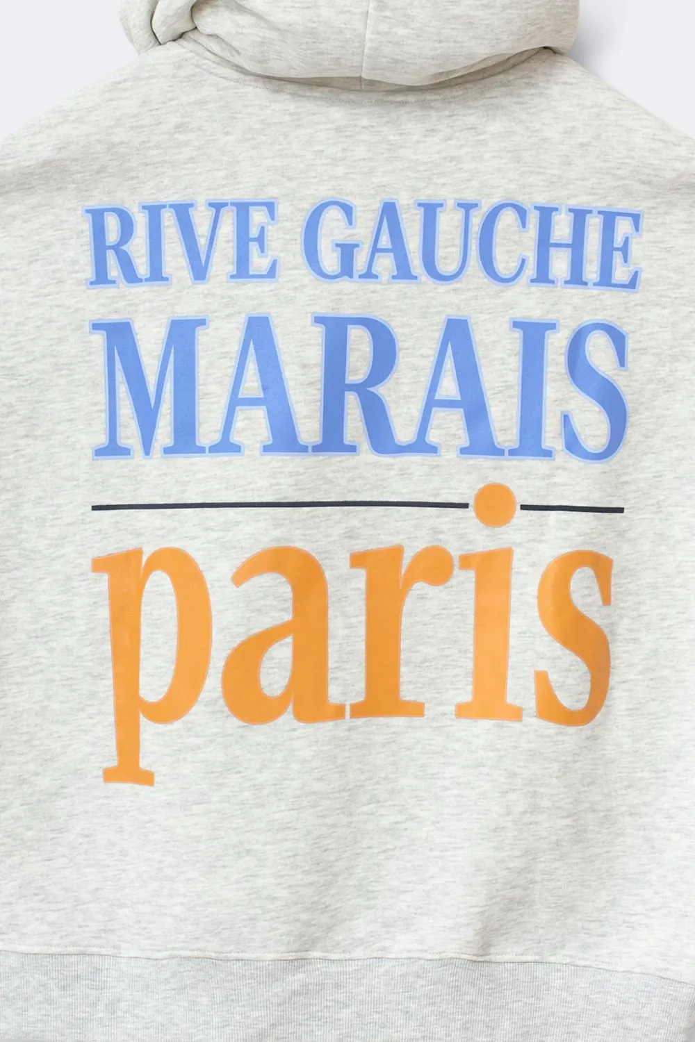 Gina Tricot Overized print hoodie Grå Online