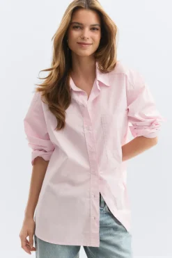 Gina Tricot Overized hirt Rosa Sale