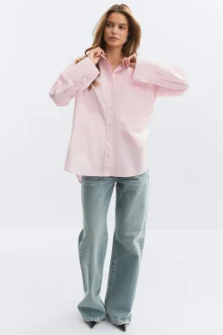 Gina Tricot Overized hirt Rosa Sale