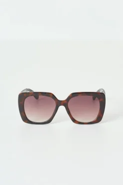 Gina Tricot Oversized square sunglasses Brun Outlet