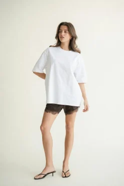 Gina Tricot Overized tee Hvit