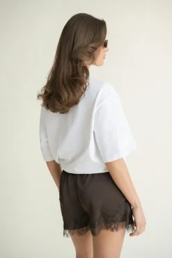 Gina Tricot Overized tee Hvit