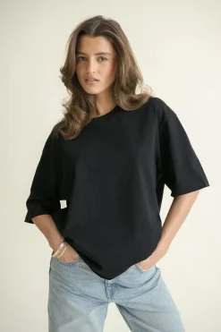 Gina Tricot Overized tee Svart Best