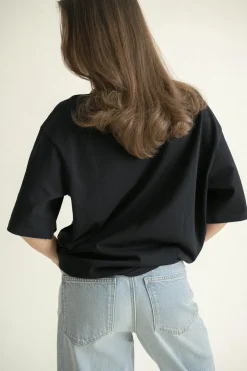 Gina Tricot Overized tee Svart Best
