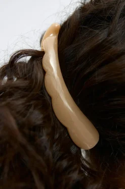 Gina Tricot 2-pack banana hair clip Hvit New
