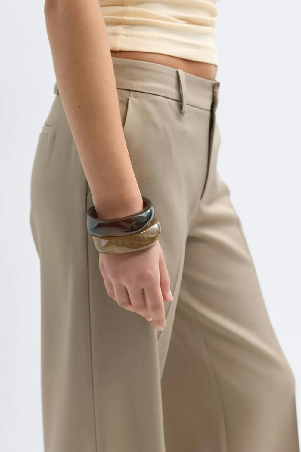 Gina Tricot 2-pack bangle Grønn Online
