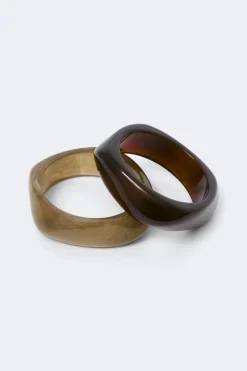 Gina Tricot 2-pack bangle Grønn Online