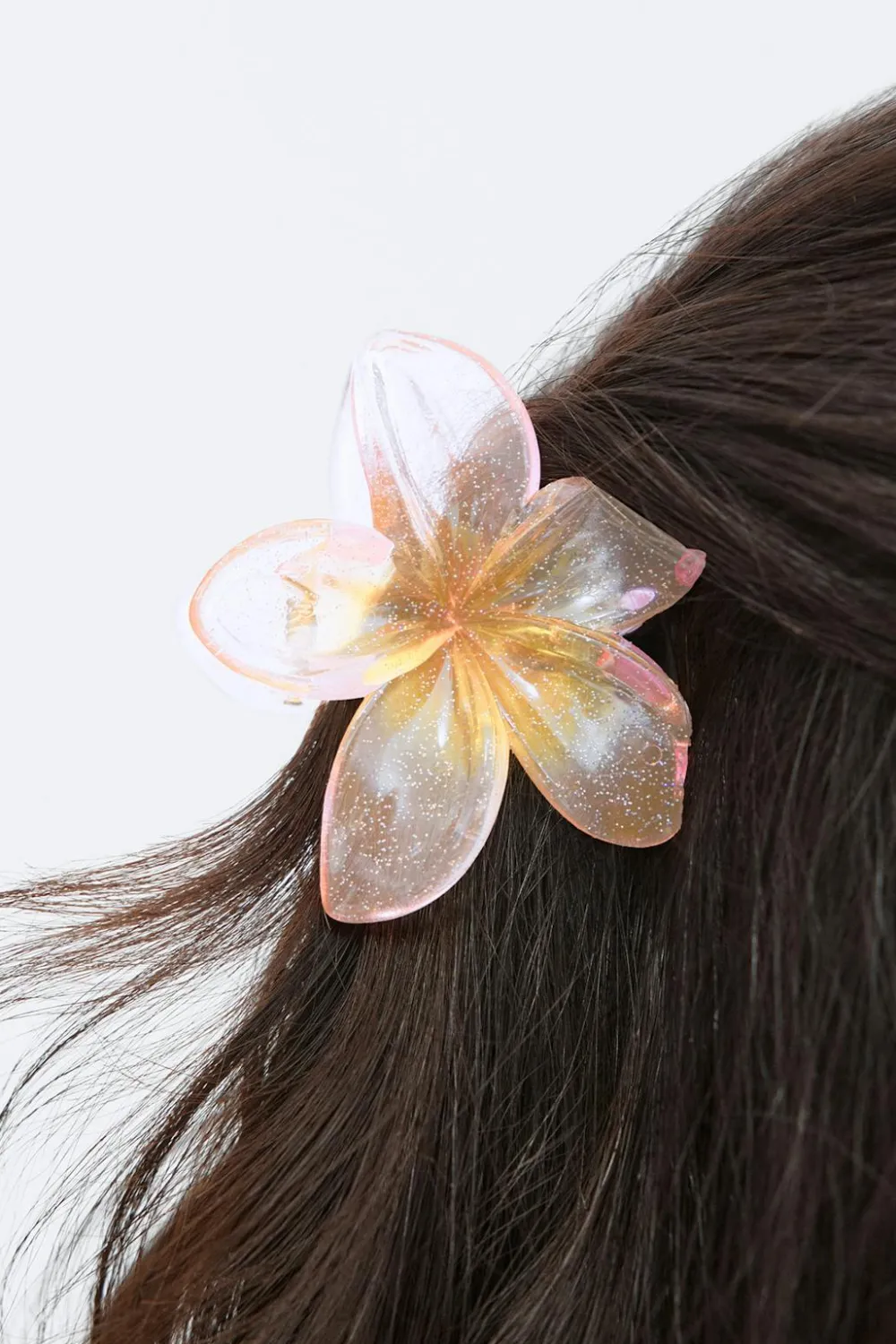 Gina Tricot 3-pack flower hair clip Rosa Discount