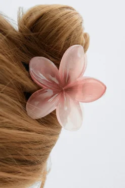 Gina Tricot 3-pack flower hair clip Rosa