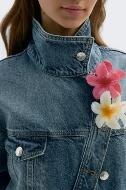 Gina Tricot 2-pack flower hair clips Hvit Hot