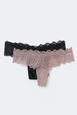 Gina Tricot 2-pack ace braziian Lilla