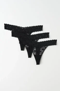 Gina Tricot 3-pack ace tring Svart Clearance