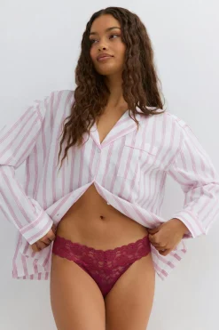 Gina Tricot 3-pack ace thong Lilla Online