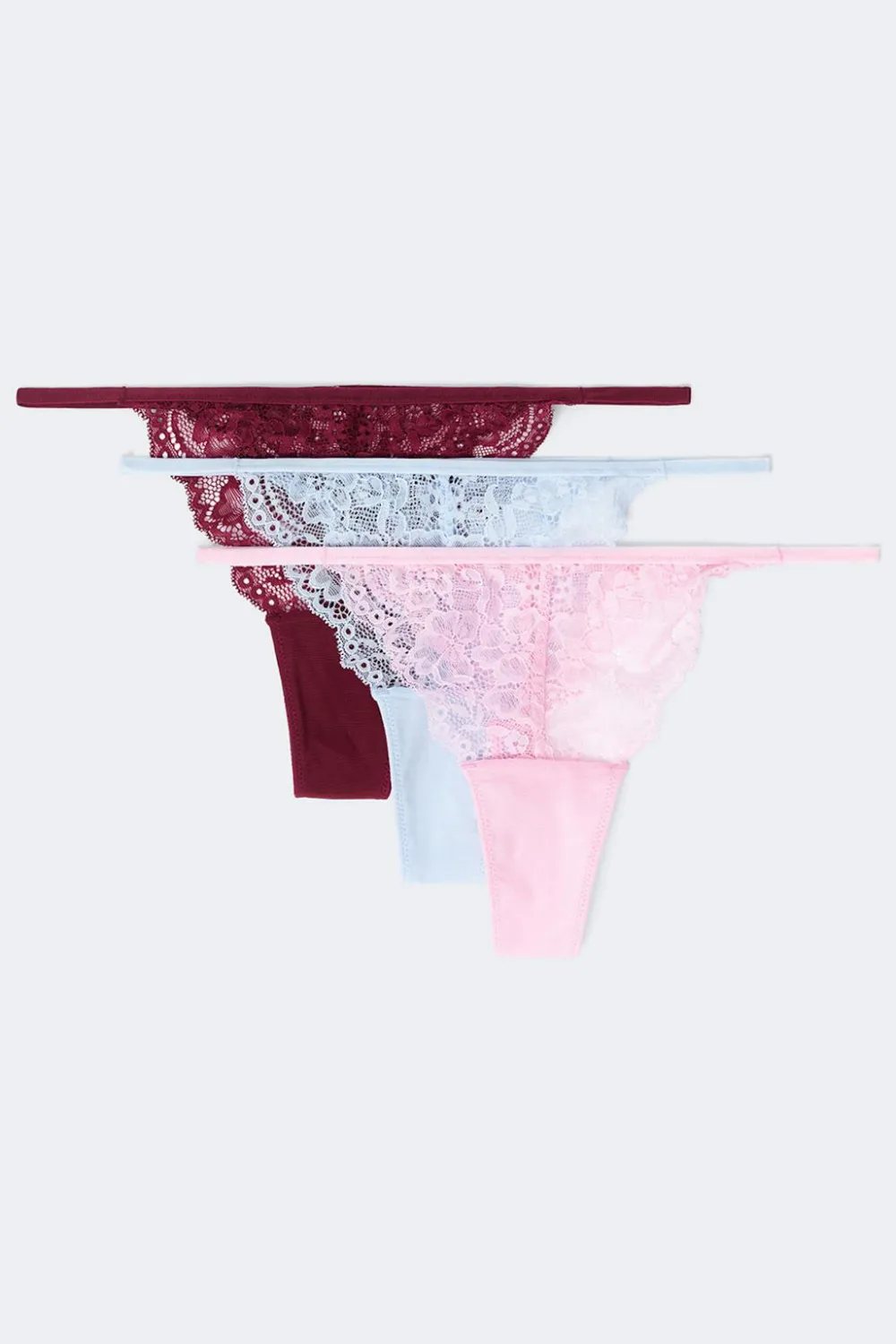 Gina Tricot 3-pack ace thong Lilla Discount