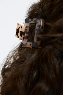 Gina Tricot 2-pack mini square hair clip Svart Best