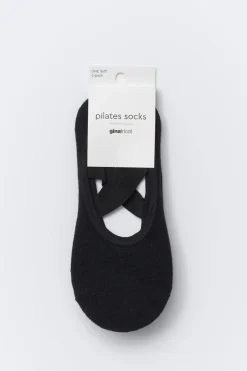 Gina Tricot 2-pack pilates socks Svart