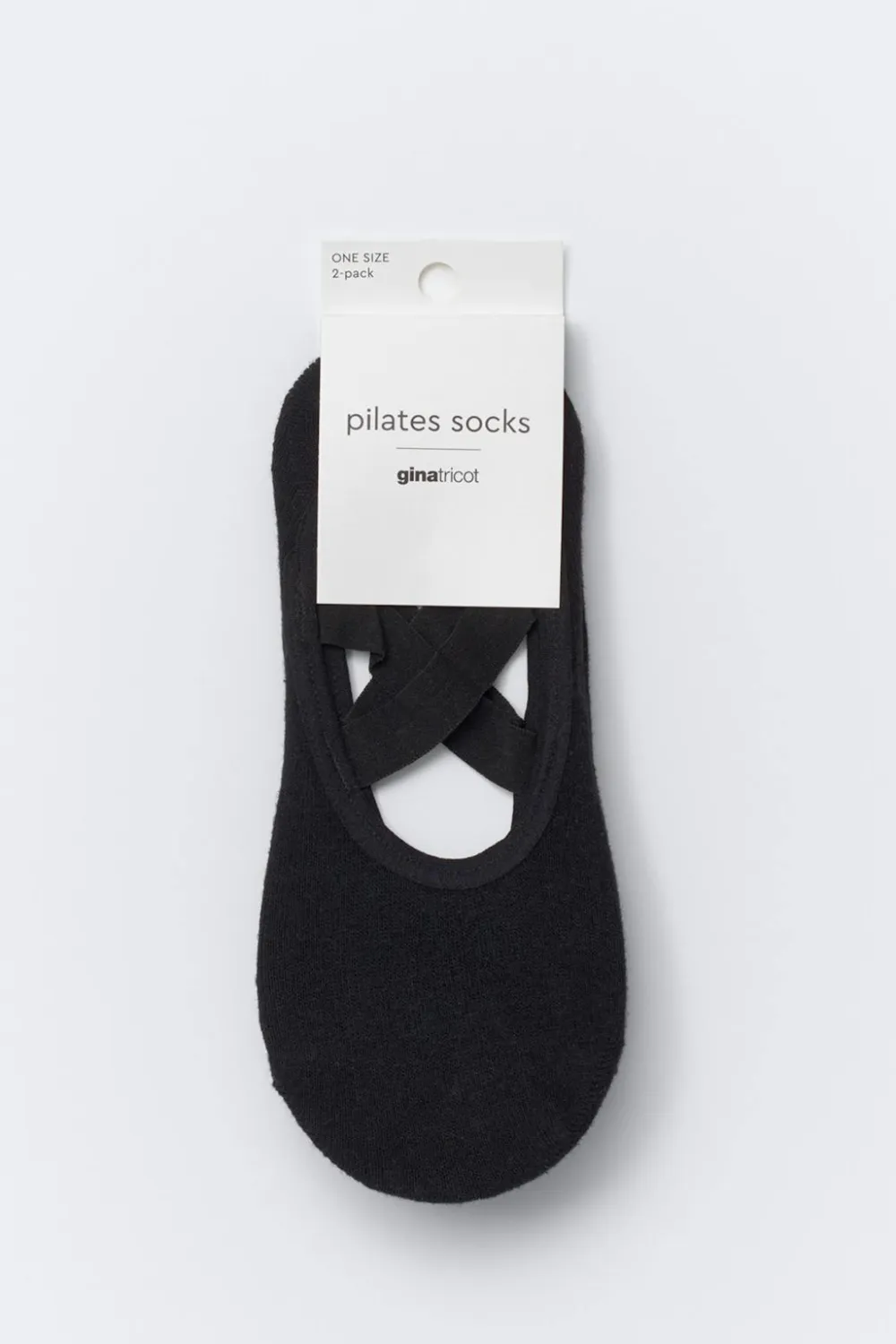 Gina Tricot 2-pack pilates socks Svart