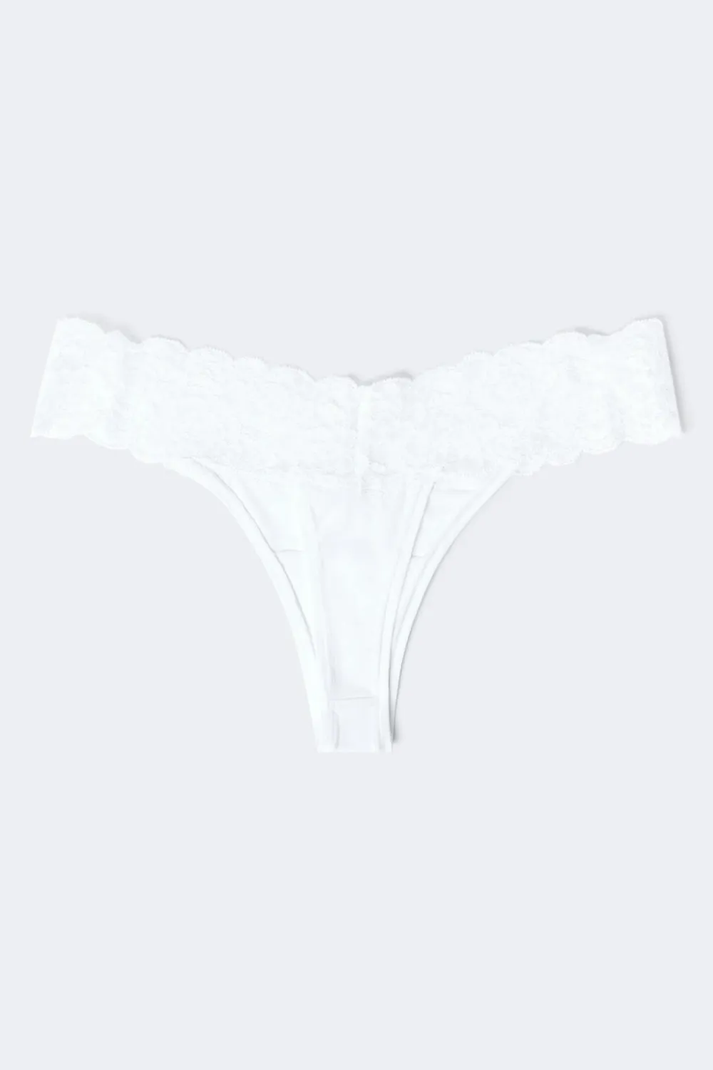 Gina Tricot 3-pack oft icro thong Hvit Discount
