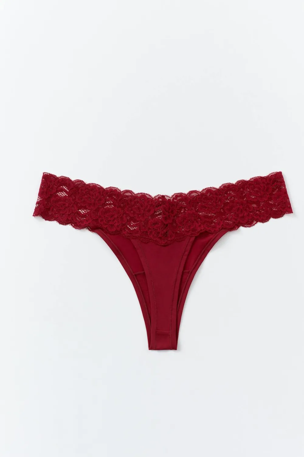 Gina Tricot 3-pack oft icro thong Rød Sale
