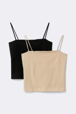Gina Tricot 2-pack pagetti trap inget Svart Sale