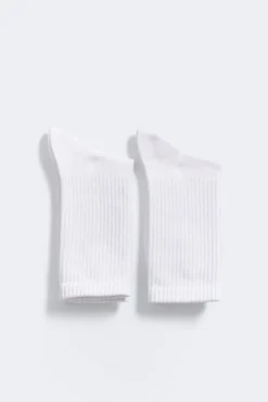 Gina Tricot 2-pack sporty socks Hvit Clearance