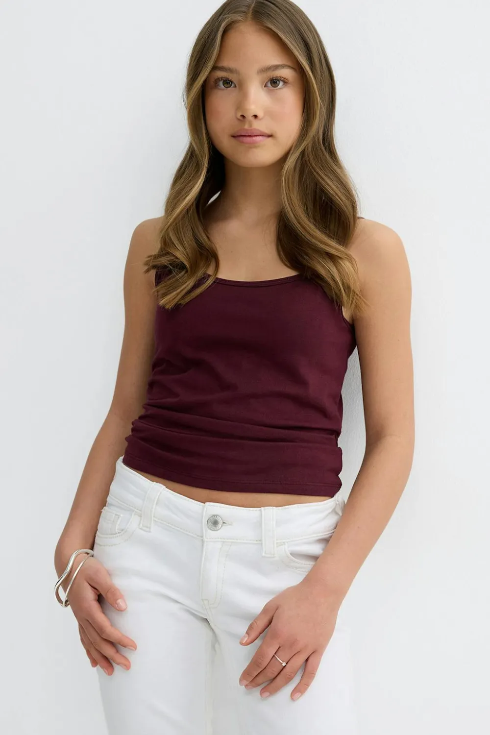 Gina Tricot 2 pack y basic singlet Grå Hot