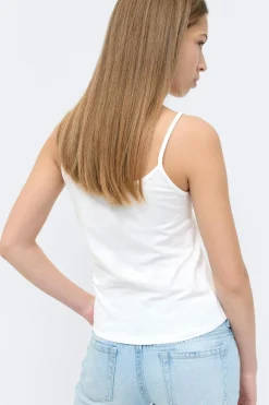 Gina Tricot 2 pack y basic singlet Hvit Best