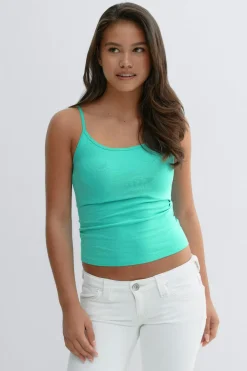 Gina Tricot 2 pack y basic singlet Blå Clearance