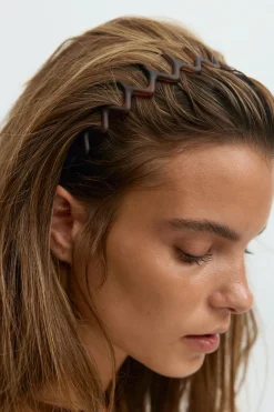 Gina Tricot 3-pack zig zag headband Beige