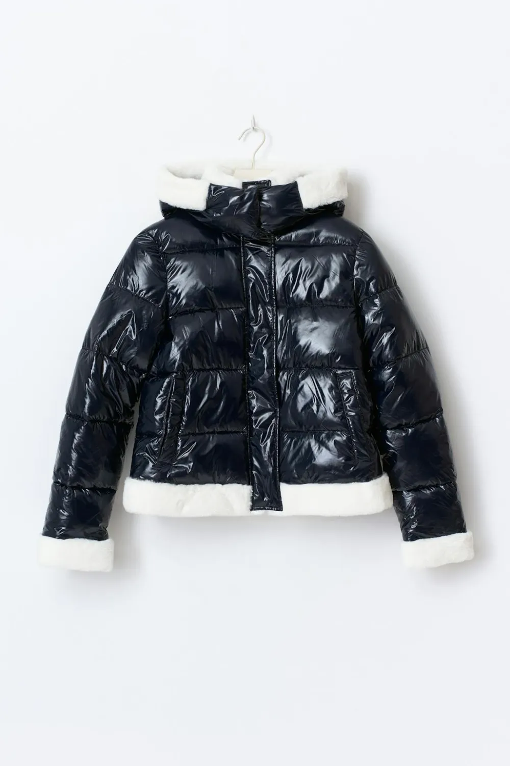 Gina Tricot 14+ padded fur jacket Blå