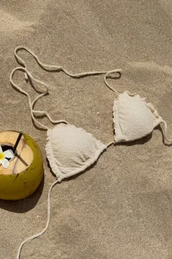 Gina Tricot 14+ paoa urex bikini top Hvit Clearance