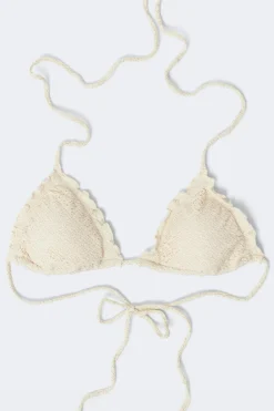 Gina Tricot 14+ paoa urex bikini top Hvit Clearance