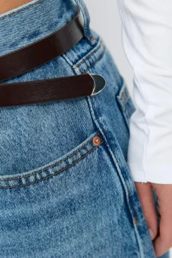 Gina Tricot Patent hip belt Brun Sale