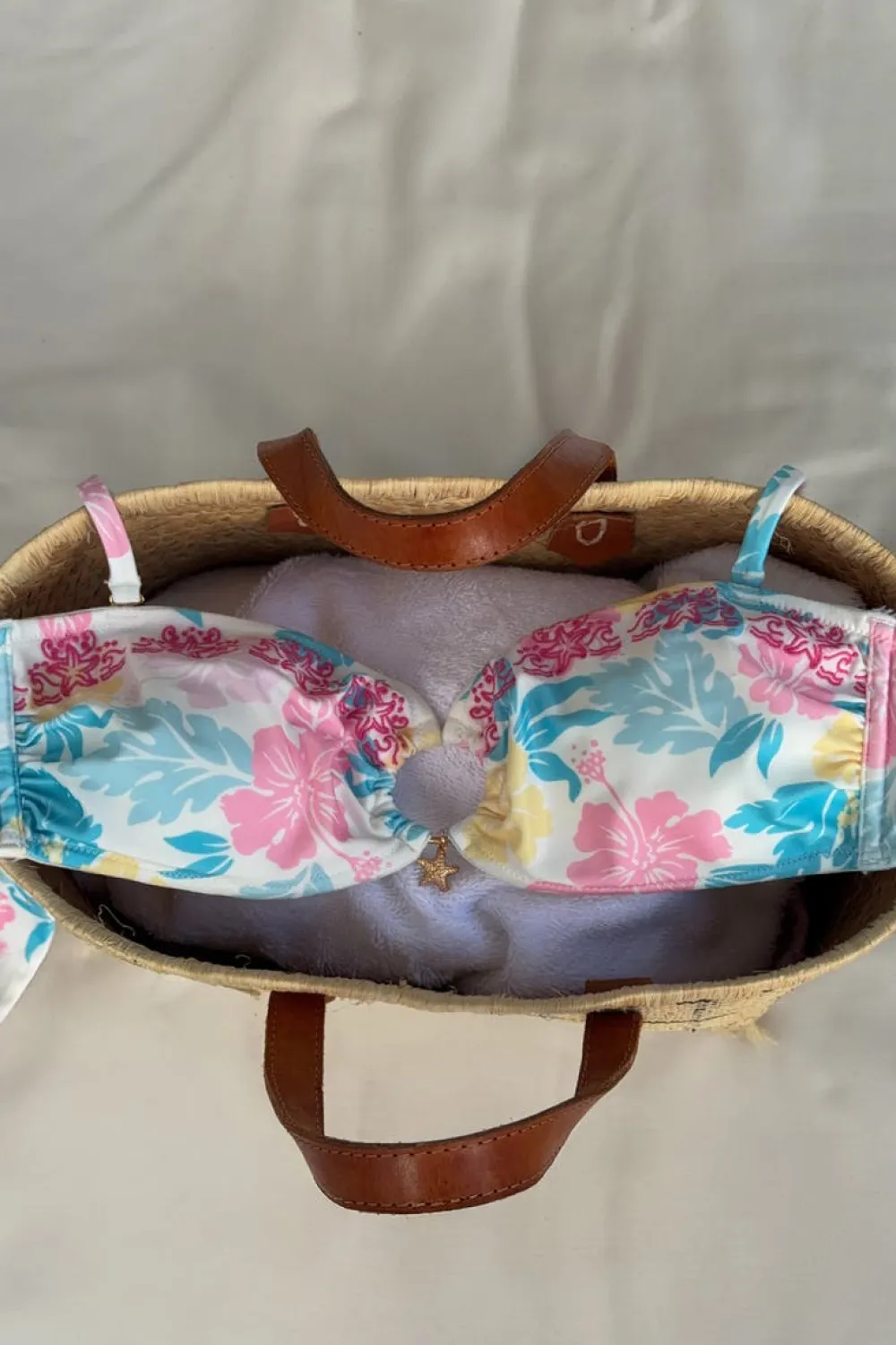 Gina Tricot 14+ pear bikini top Blå New