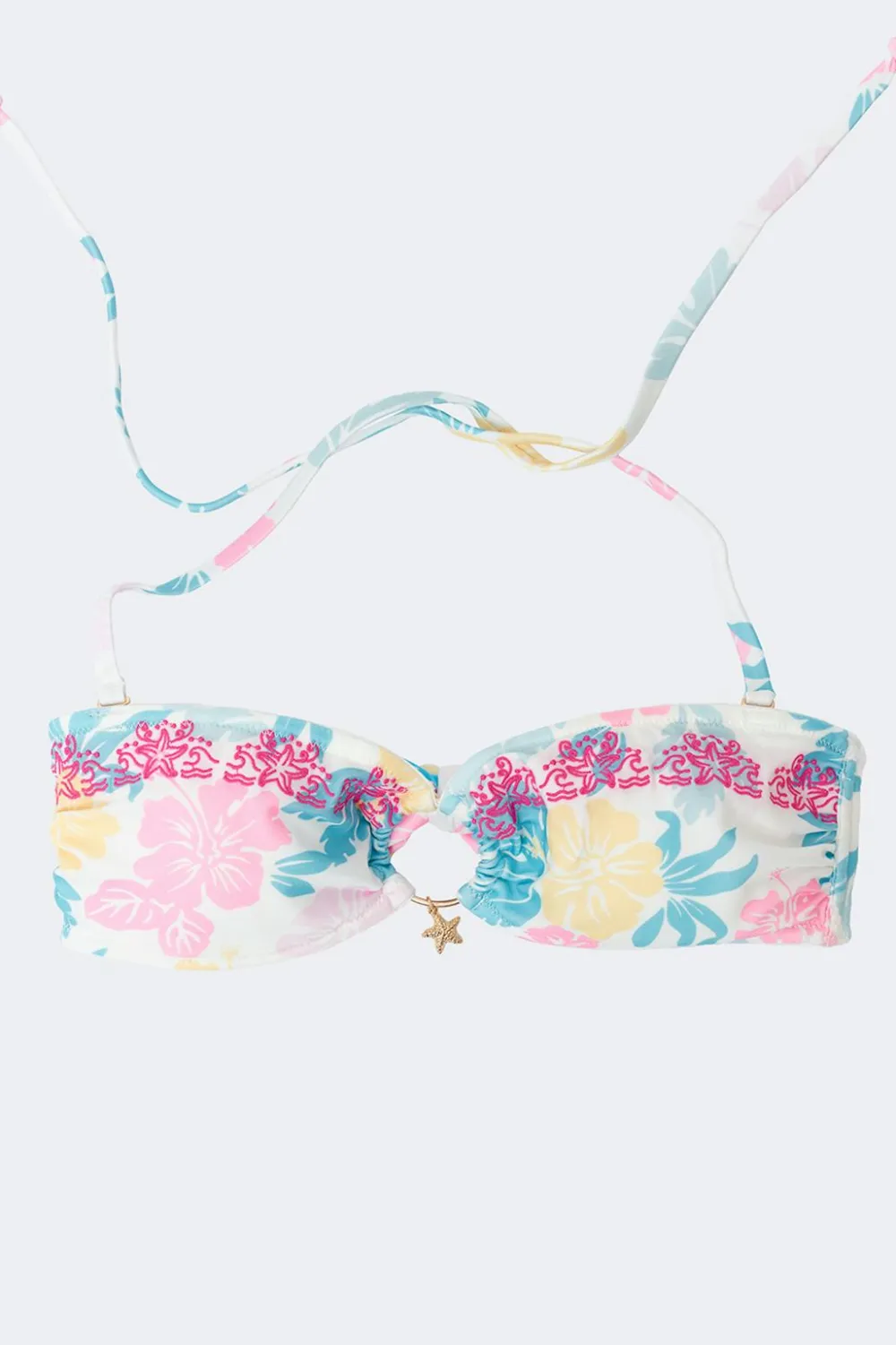 Gina Tricot 14+ pear bikini top Blå New