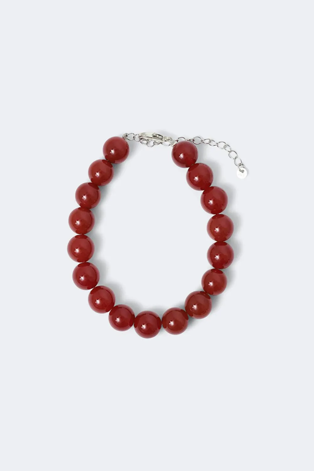 Gina Tricot Pearl bracelet Rød Clearance