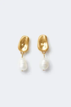 Gina Tricot Pearl earrings Gull Best