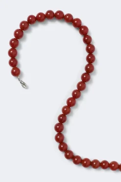 Gina Tricot Pearl necklace Rød Best